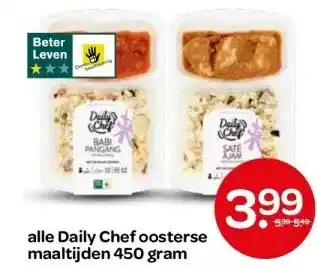 Spar alle Daily Chef oosterse maaltijden aanbieding