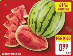 ALDI Watermeloen aanbieding