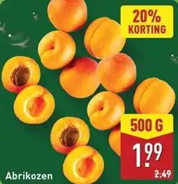 ALDI Abrikozen aanbieding