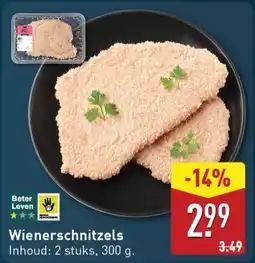 ALDI Wienerschnitzels aanbieding