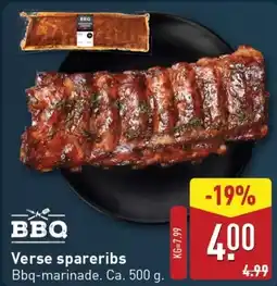 ALDI BBQ Verse spareribs aanbieding