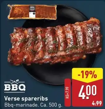ALDI BBQ Verse spareribs aanbieding