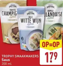 ALDI Trophy Smaakmakers Saus aanbieding