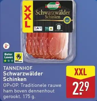ALDI Tannenhof Schwarzwälder Schinken XXL aanbieding