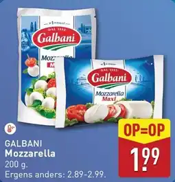 ALDI Galbani Mozzarella aanbieding