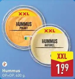 ALDI Hummus XXL aanbieding