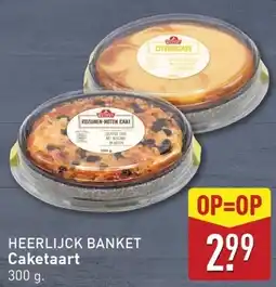 ALDI Heerlijck banket caketaart aanbieding