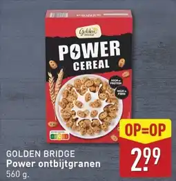 ALDI Golden bridge Power ontbijtgranen aanbieding