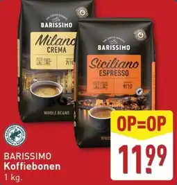 ALDI Barissimo koffiebonen aanbieding