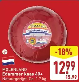 ALDI Molenland Edammer kaas 40+ aanbieding