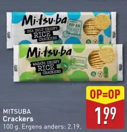 ALDI Mitsuba crackers aanbieding