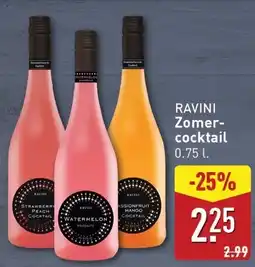 ALDI Ravini Zomer cocktail aanbieding