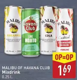 ALDI Malibu of havana club Mixdrink aanbieding