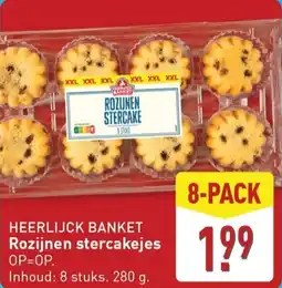 ALDI Heerlijck Banket Rozijnen stercakejes aanbieding