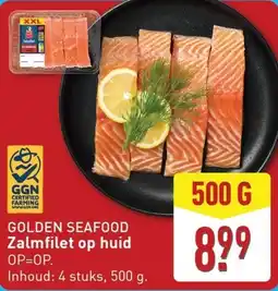 ALDI Golden seafood zalmfilet op huid aanbieding