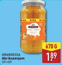 ALDI Grandessa Abrikozenjam aanbieding