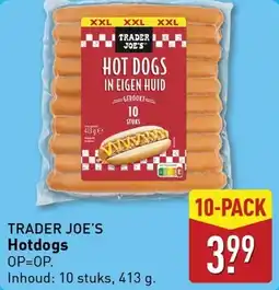 ALDI Trader Joe's Hotdogs aanbieding