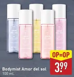 ALDI Bodymist Amor del sol aanbieding