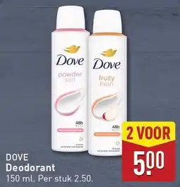 ALDI Dove Deodorant aanbieding