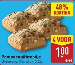 ALDI Pompoenpitbroodje aanbieding