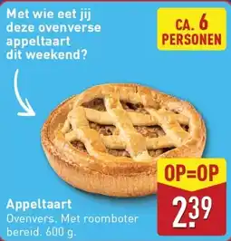 ALDI Appeltaart aanbieding