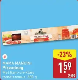 ALDI Mama mancini pizzadeeg aanbieding