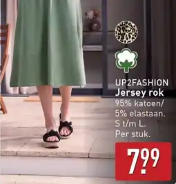 ALDI UP2FASHION Jersey rok aanbieding