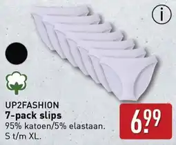 ALDI UP2FASHION 7 pack slips aanbieding