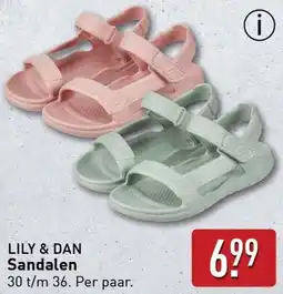 ALDI LILY & DAN Sandalen aanbieding
