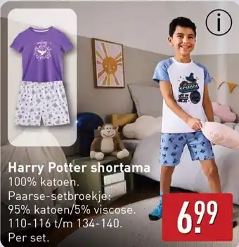 ALDI Harry Potter shortama aanbieding