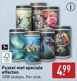 ALDI Puzzel met speciale effecten aanbieding