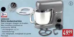 ALDI Ambiano Retro keukenmachine aanbieding