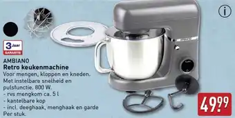 ALDI Ambiano Retro keukenmachine aanbieding