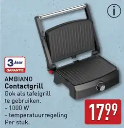 ALDI Ambiano Contactgrill ook als tafelgrill aanbieding