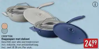 ALDI Crofton Hapjespan met deksel aanbieding