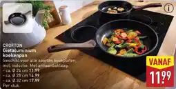 ALDI Crofton Gietaluminium koekenpan aanbieding