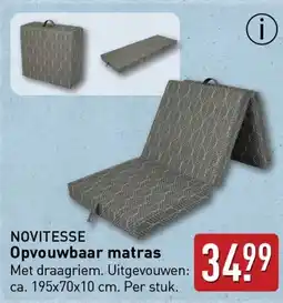 ALDI Novitesse Opvouwbaar matras aanbieding