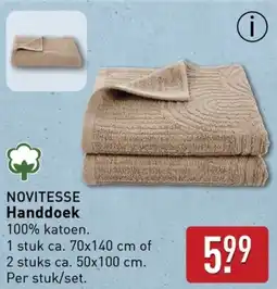 ALDI Novitesse handdoek aanbieding