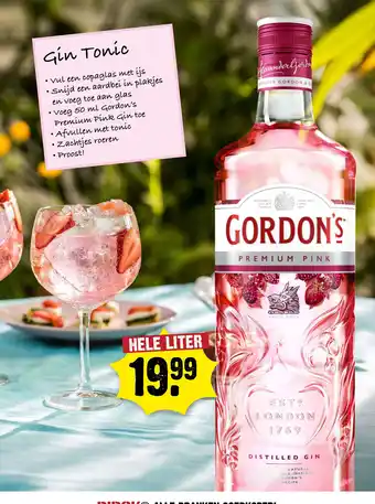 Dirck 3 GORDON'S aanbieding