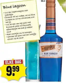 Dirck 3 DE KUYPER BLUE CURACA aanbieding