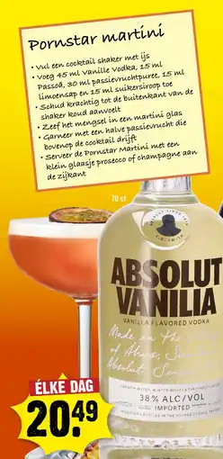 Dirck 3 Absolut vanilia aanbieding