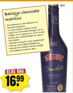 Dirck 3 BAILEYS Chocolate aanbieding