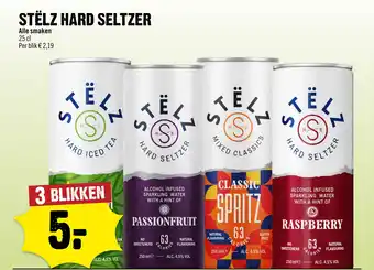 Dirck 3 STËLZ HARD SELTZER aanbieding