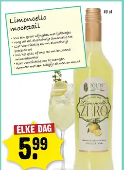 Dirck 3 Polini Limoncello Zero aanbieding