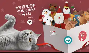 Discus KERSTSPEELTJES VOOR JE HOND OF KAT aanbieding