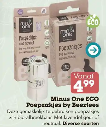 Discus Minus One ECO Poepzakjes by Beeztees aanbieding