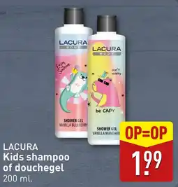 ALDI Lacura kids shampoo of douchegel aanbieding
