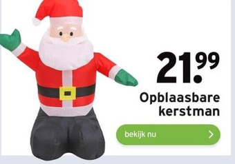 GAMMA Opblaasbare kerstman aanbieding