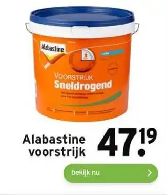 GAMMA Alabastine voorstrijk aanbieding