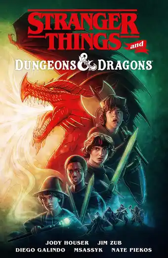 Amazon Stranger Things and Dungeons & Dragons (Graphic Novel) aanbieding